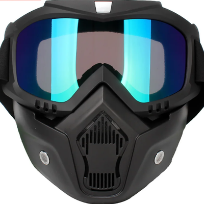 Modern Mode Marketplace Dustproof Motorcycle Goggles Off Road Helmet Face Mask For Motocross & Motorbike Riders color