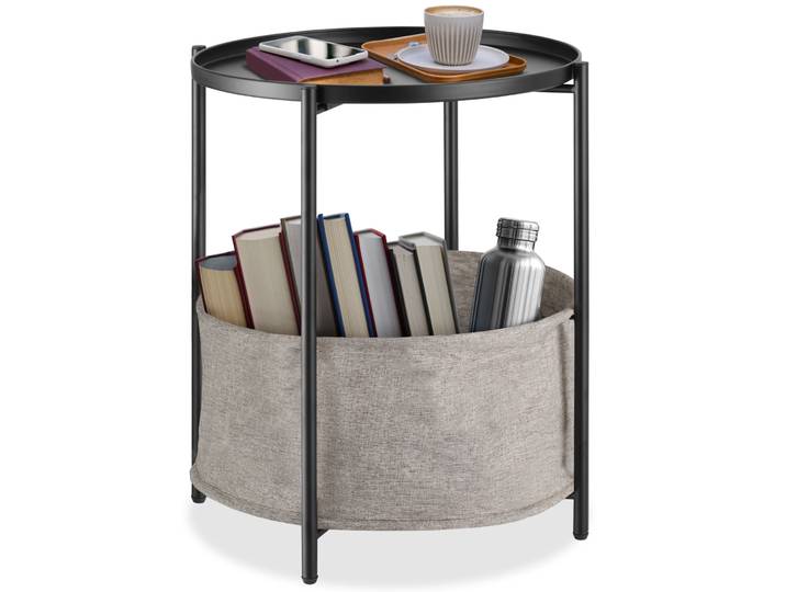Beistelltisch Canterbury 45,5x45,5x53cm - schwarz