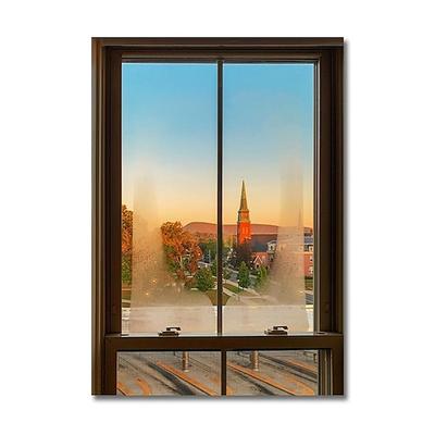 Landschaft Wandkunst Leinwand das Fenster moderne Kunst Landschaft Heimdekoration Dekor gerollte Leinwand ohne Rahmen ungerahmt