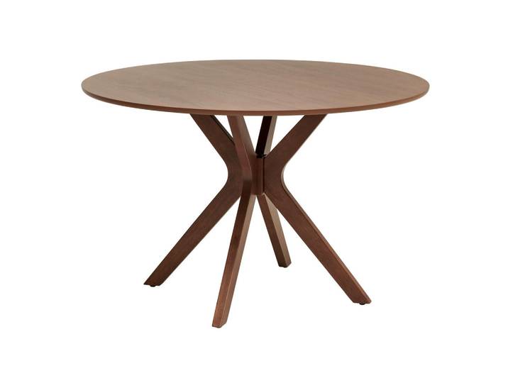 Livetastic Esstisch Piacenza, Walnuss, Holz, Kautschukholz,Kautschukholz,Kautschukholz, massiv, furniert,furniert,massiv, rund, Sternfuß, 120x77x120 cm, ISO 9001, Fsc, in verschiedenen Größen erhältlich, Holzarten Holzdekoren erhältlich, Esszimmer, Tische, Esstische, Esstische rund
