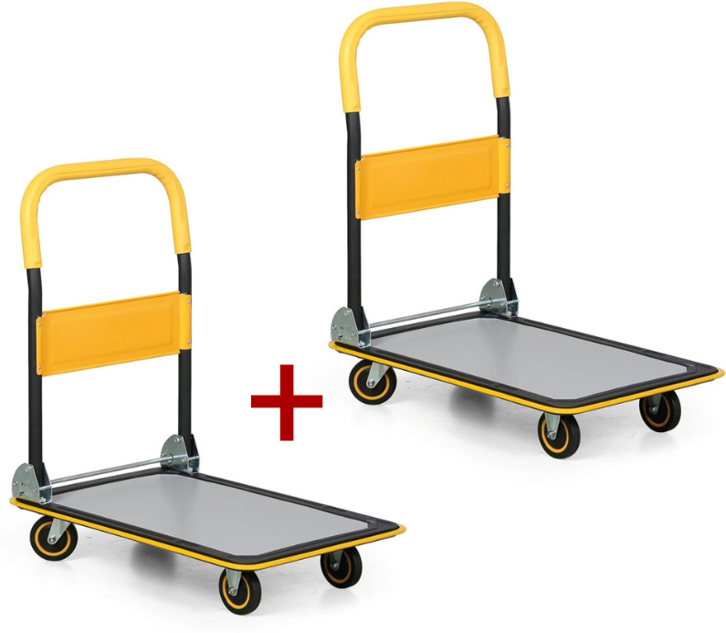 B2B Partner Plattformwagen, klappbar, 1+1 GRATIS, 150 kg