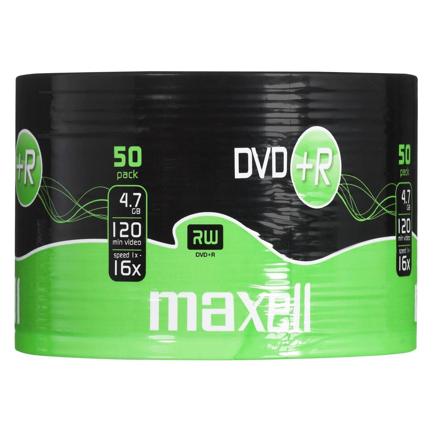 Maxell DVD+R 120Min 4.7GB 16x - 50 Disk (50x) (HGP21066)