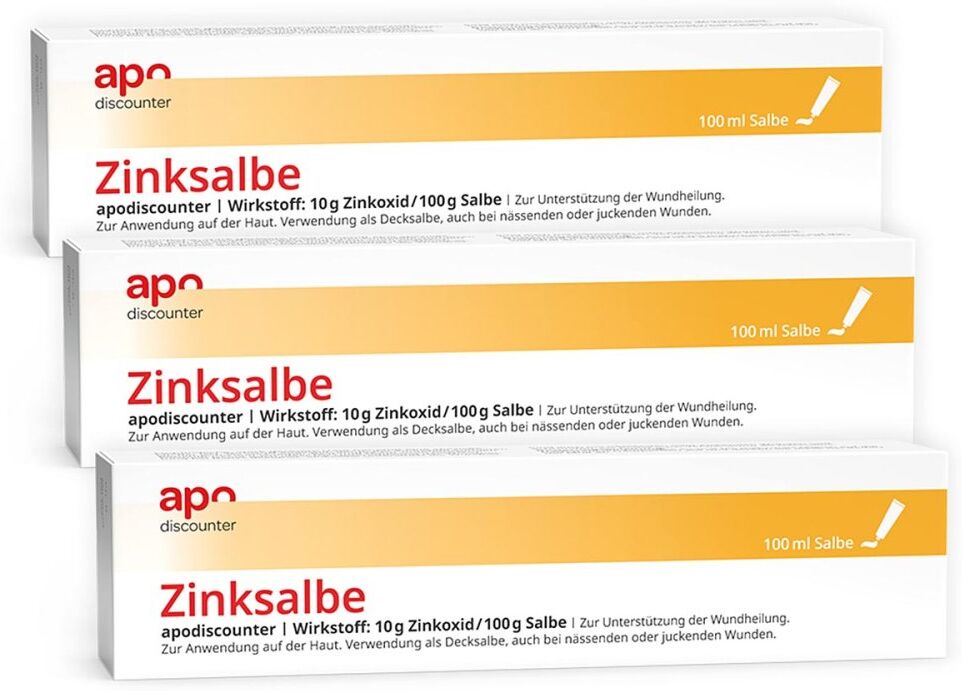 Zinksalbe Apodiscounter 3x100ml