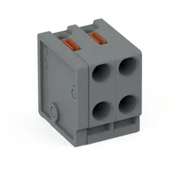 WAGO 2-Leiter-Federleiste PUSH WIRE,grau 252-302