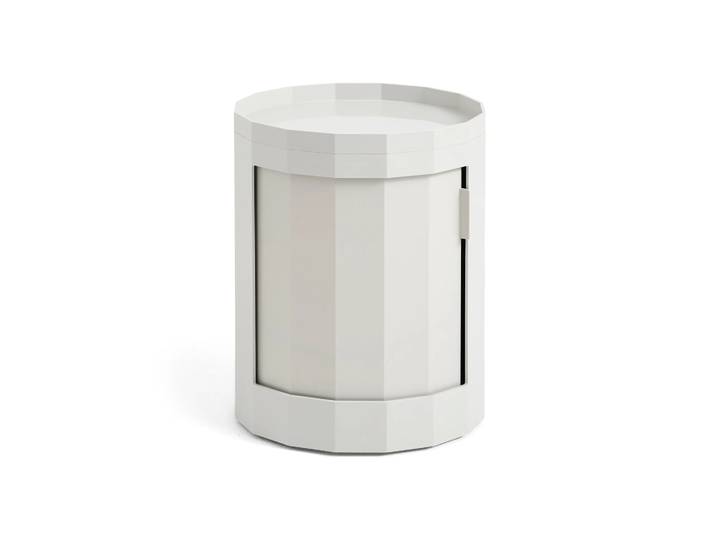 HAY Table d appoint Facet Cabinet 100 Misty grey'