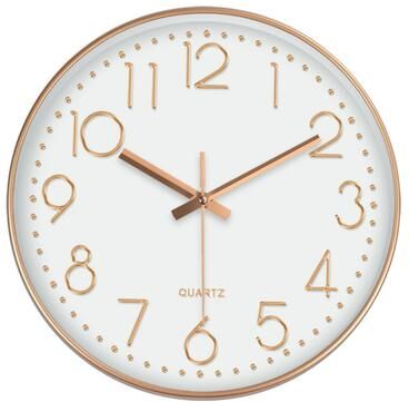 Daily Discovery Silent Non Ticking Wall Clock Digital Scale Design For Living Room Bedroom Decor style 4