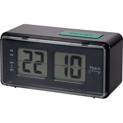 Funkwecker FILIUS ZEITDESIGN "0530-7", schwarz, Wecker, Funkwecker