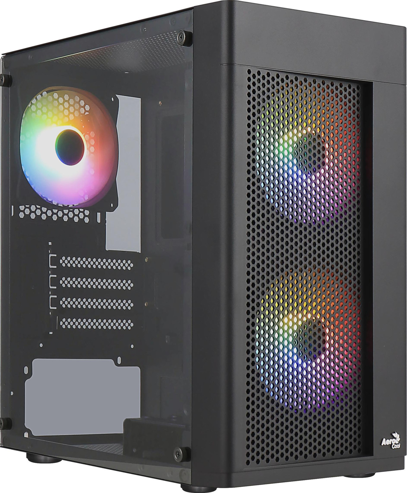 Aerocool ACCS-PV38033.11 AeroCool Geh Midi Hexform-G v2 MicroATX/MiniITX Zwart