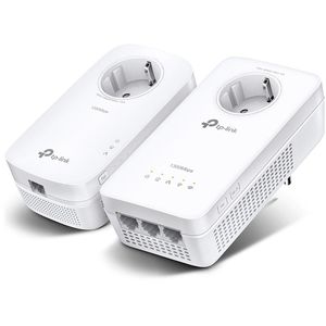 TP-Link Powerline AV1300 TL-WPA8631P KIT, 2 Adapter, bis 1300 MBit/s, mit Steckdose und WLAN