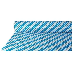 Papstar, Tischdecke, Papiertischtuchit Damastprägung "Bayrisch Blau"