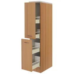 Apothekerschrank Nano ca. 30x160x60 cm Buchefarben