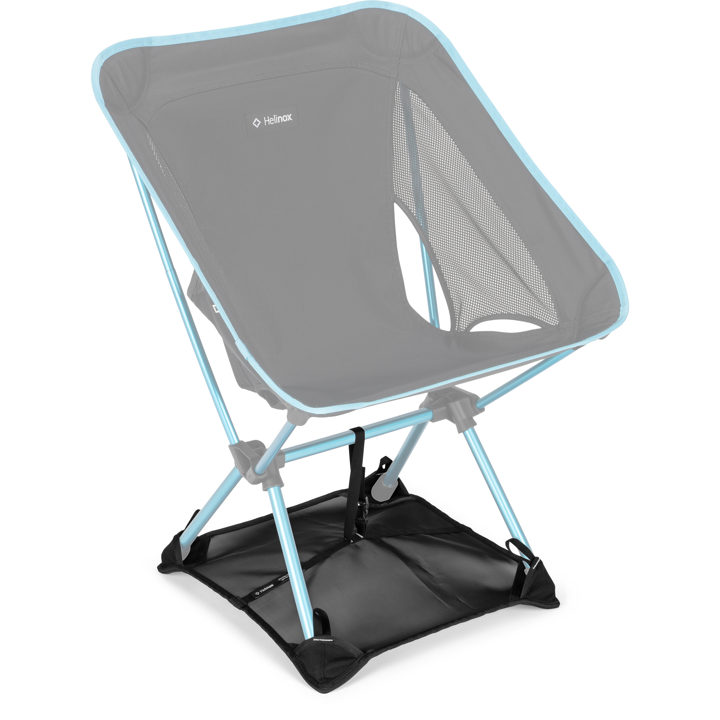 Helinox One (Re) Bodenmatte Campingstühle schwarz Camping