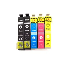 5x Tintenpatronen kompatibel f. Epson Expression Home XP-235 ersetzt Epson 29XL und 29 Tintenpatronen