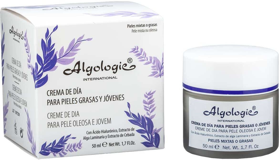 ALGOLOGIE Crema de Día para Pieles grasas y Jóvenes 50 ml