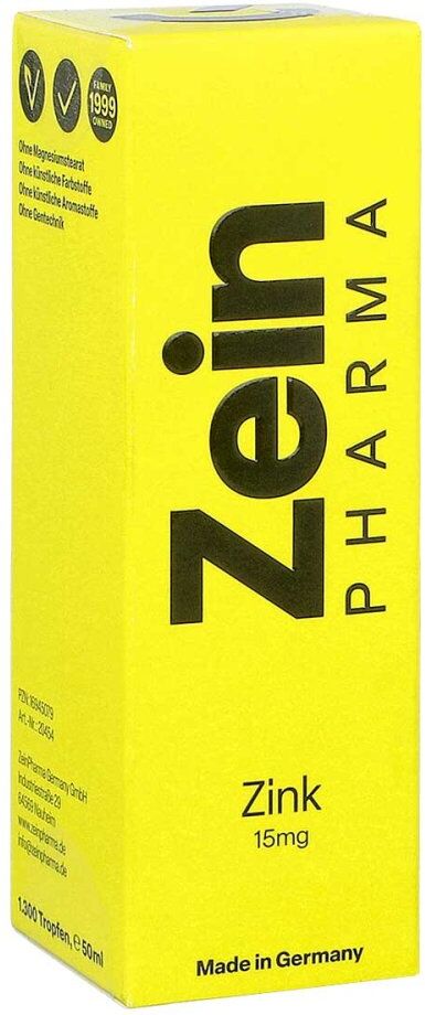 Zein Pharma Zink 15mg von ZEINpharma