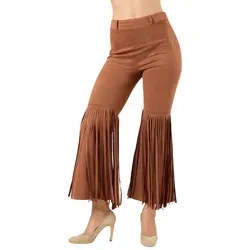 Hose "Cowgirl" mit Fransen, braun