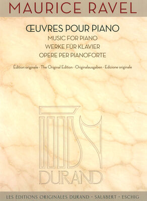 Editions Durand Ravel Œuvres Pour Piano