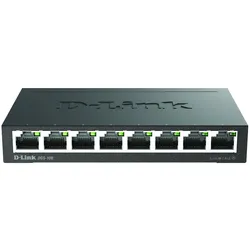 D-Link Dgs-108 (8 Ports), Netzwerk Switch, Schwarz
