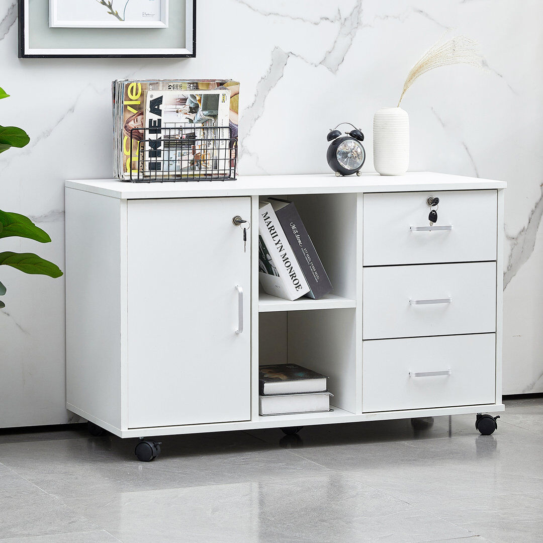 Borough Wharf Storage Cabinet Natural 57cm H X 90cm W X 40cm D