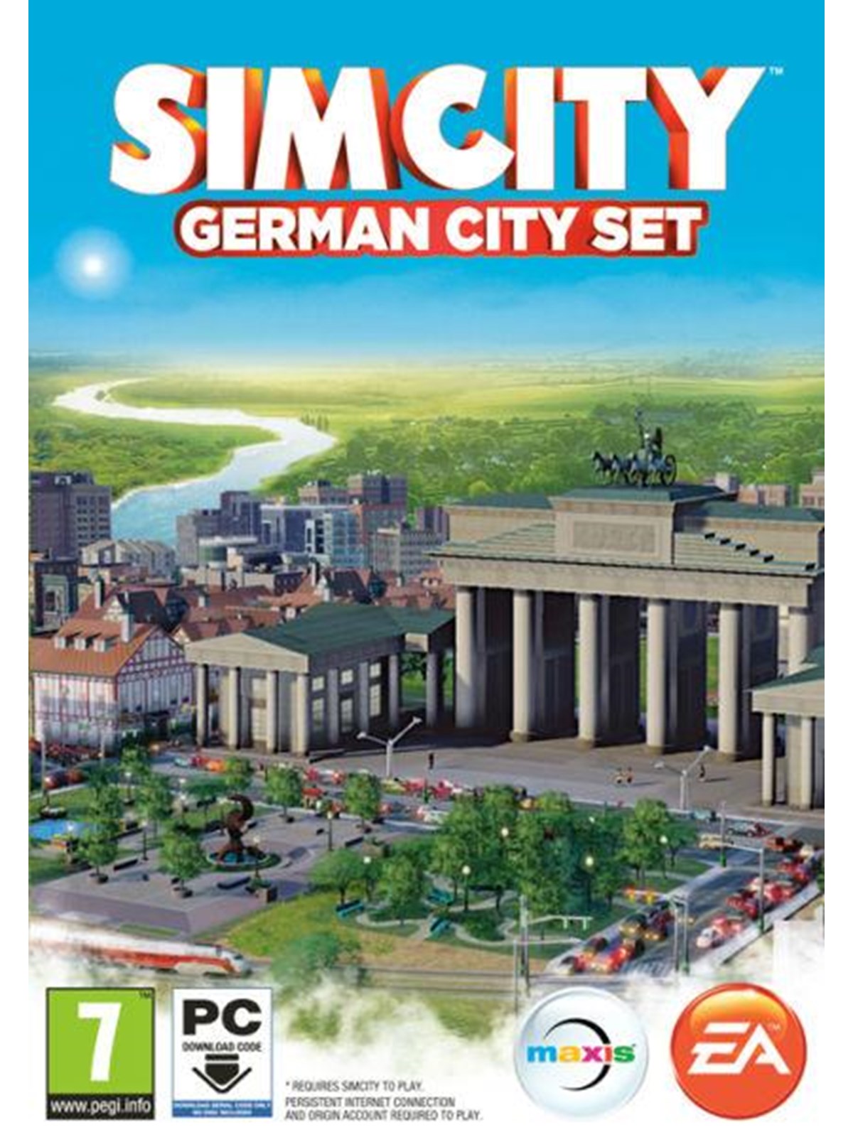 SimCity: German City Set (Code in a Box) - Windows - Strategie - PEGI 7