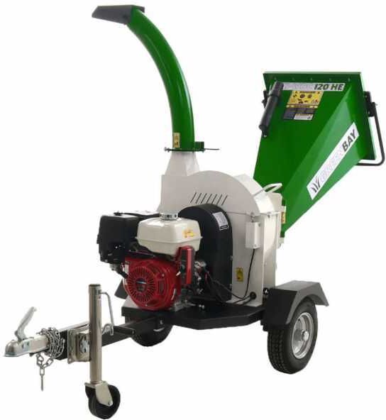 GreenBay GB-WDC 120 HE - Profi Häcksler mit Verbrennungsmotor - Honda GX390 Motor