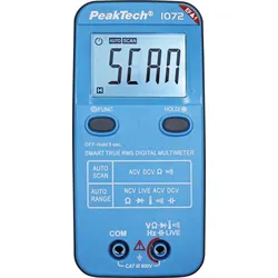 PEAKTECH 1072 - Multimeter, digital, 4000 Counts, NCV, TRMS