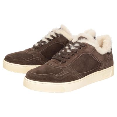 Sneaker SIOUX "Maites sneak 007-LF", Damen, Gr. 40 (UK 6 1/2), braun (dunkelbraun), Schuhe Sneaker