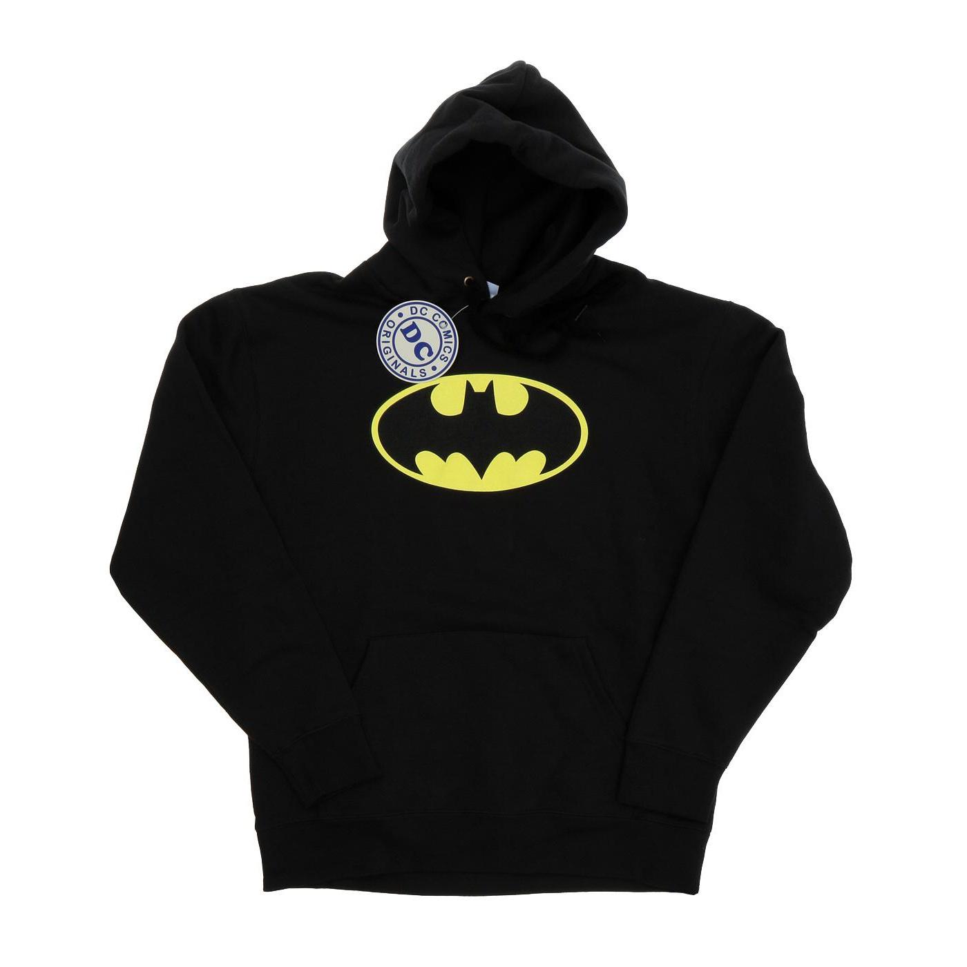DC Comics Heren Batman Logo Hoodie (Zwart)