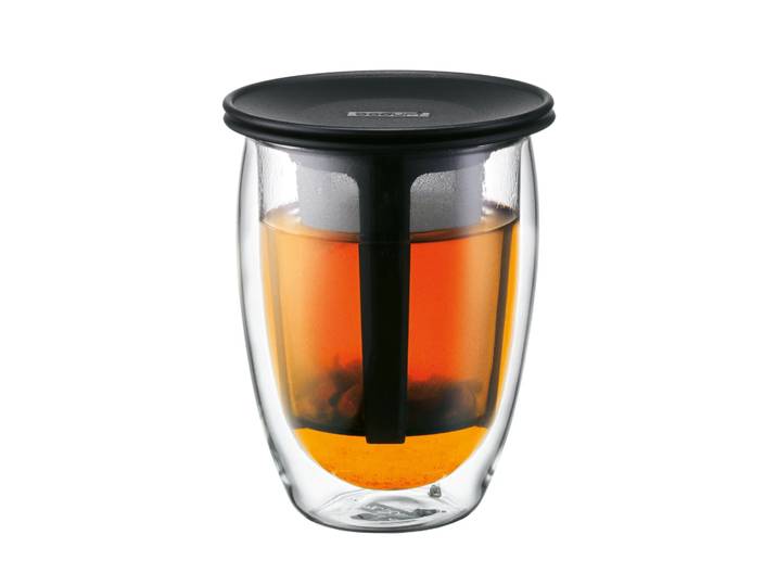 Bodum Verre Tea For One avec filtre noir
