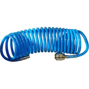 Güde Druckluftschlauch 5 M SB 41400 Spiralschlauch, 5m, 11 bar, Innen Ø 5mm