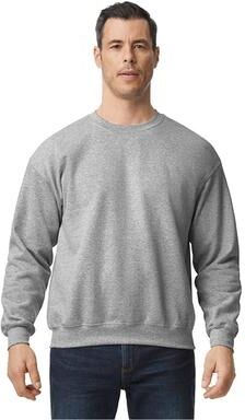 Gildan G120 DryBlend Crewneck Sweatshirt in Sport Grey size 3XL   Fleece 12000, G12000