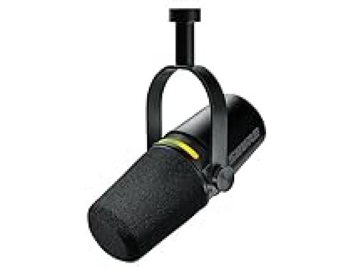 Shure MV7+ Microphone Dynamique Podcast USB-C et XLR - Noir