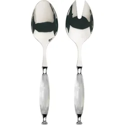 Country Salatbesteck weiß im Geschenkkarton, 2-teilig
