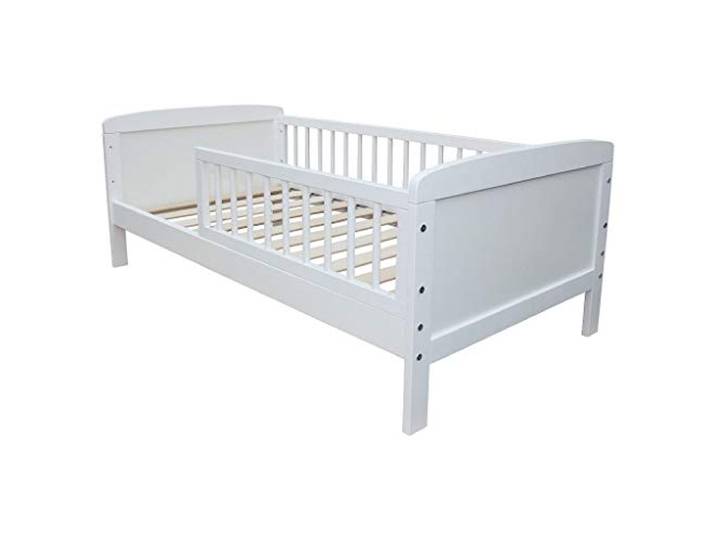 Micoland Kinderbett Juniorbett 140x70 cm Weiss ohne Matratze