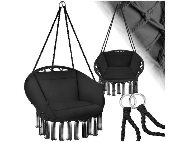 Fauteuil suspendu GRAZIA - noir