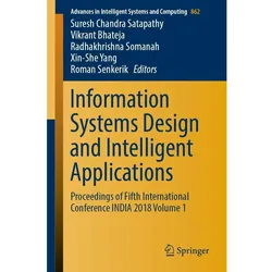 Information Systems Design and Intelligent Applications, Fachbücher