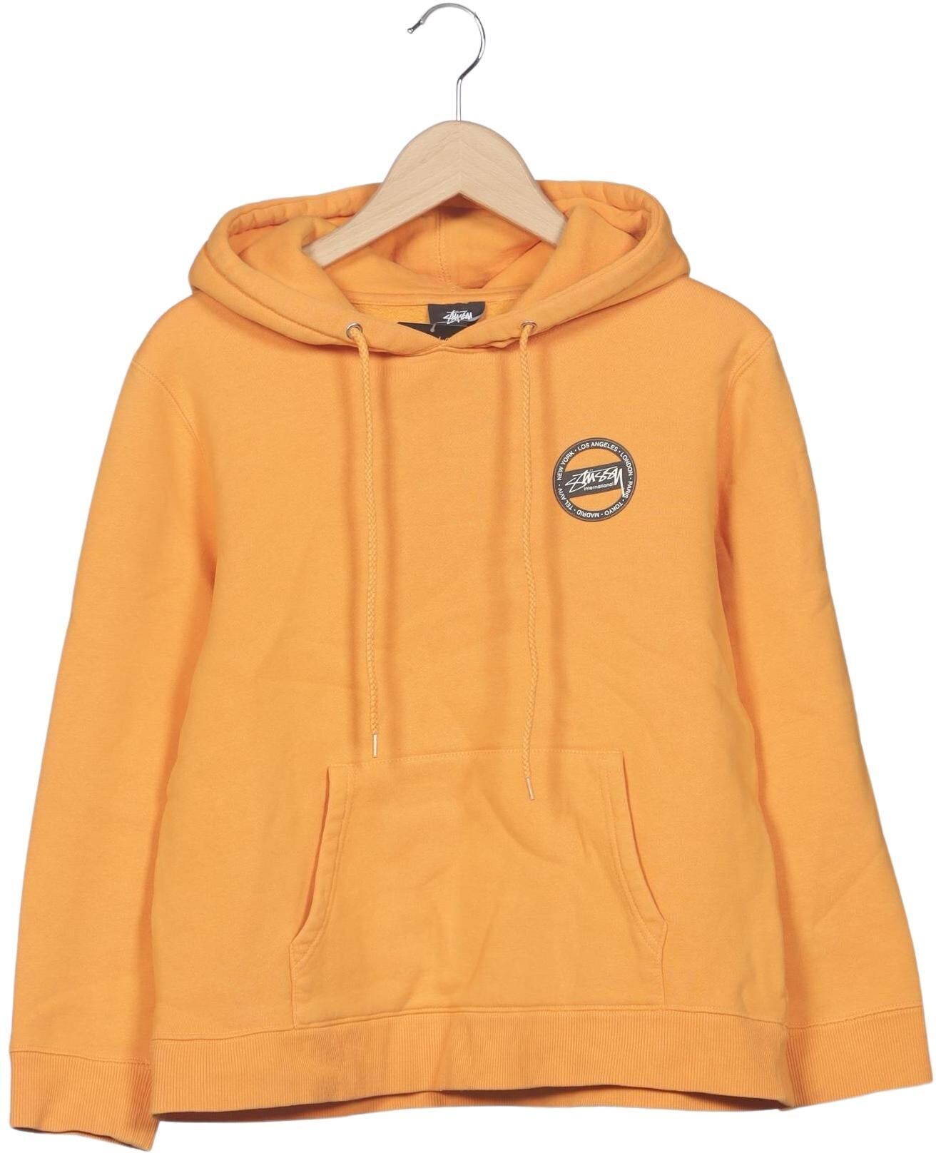 Stüssy Damen Kapuzenpullover, Orange, Gr. S, Synthetik / Baumwolle - Second Hand