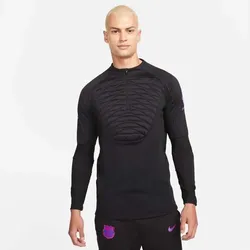 Nike FC Barcelona Therma-FIT Fussballoberteil schwarz/grau M