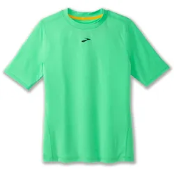 Brooks Damen High Point Short Sleeve grün