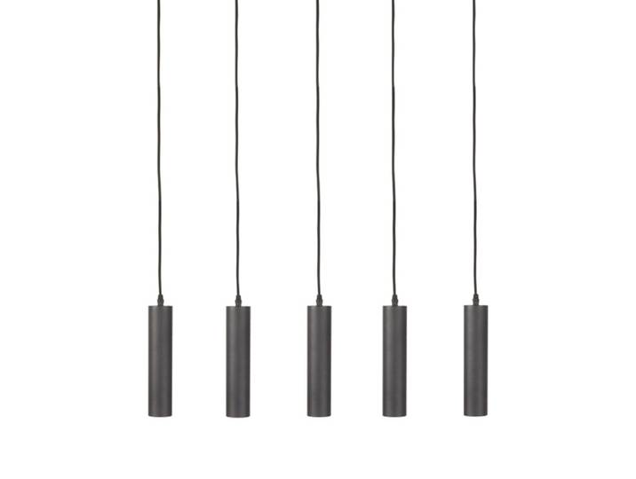 LABEL51 Hanglamp Ferroli - Zwart - Metaal - 5-lichts