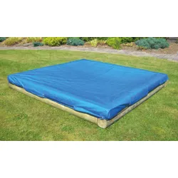 Premium Sandkasten Abdeckplane 150 x 150 c, – Sandkistenplane aus PE-Gewebe aus 160 g/m2 – quadratische Sandkastenplane – Abdeckplane für Sandschutz