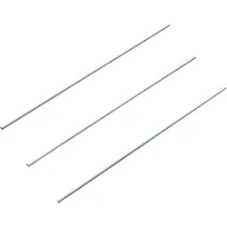 2000 Schafte für Kalenderaufhänger silber | 298 mm, Kunststoff, Stahl