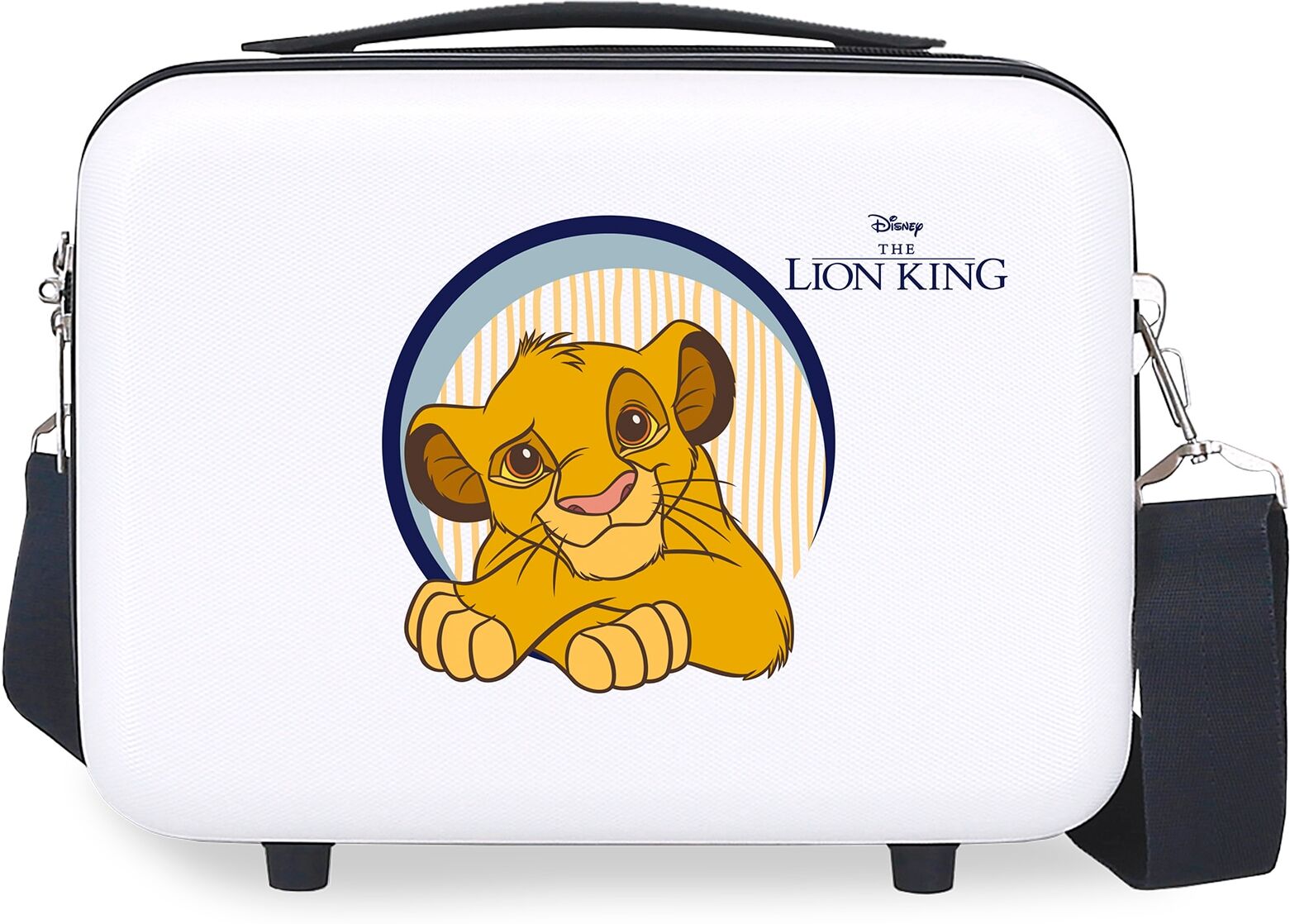 Disney Neceser infantil ABS Hakuna Matata con capacidad de 9L. Blanco