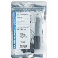 ESSENTIAL RJ45 Port Lock (NL03) + Lock Key Basic (U03), Einsteckschloss Farbcode Schwarz, 10 Stück + 1 Schlüssel