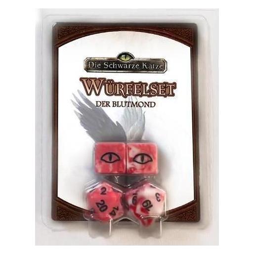 Ulisses Spiele Die Schwarze Katze - Würfelset "Der Blutmond" (US27050)