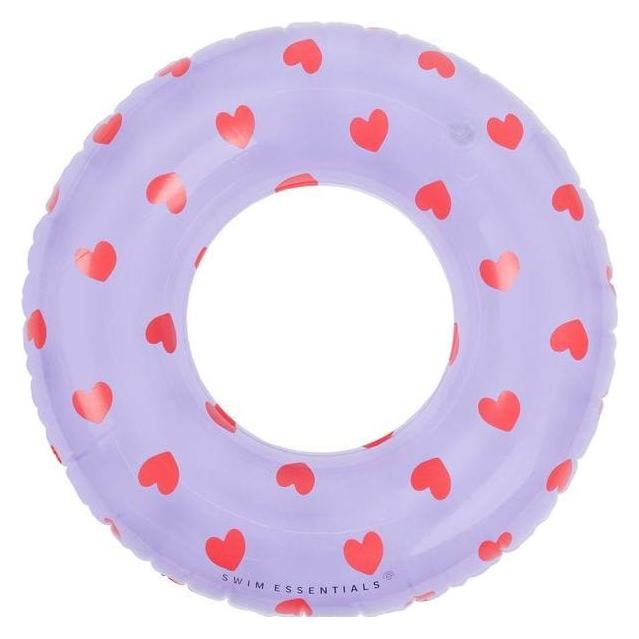 Swim Essentials The Essentials B.V. Schwimmring Lila Herzen 55 cm (2023SE501)
