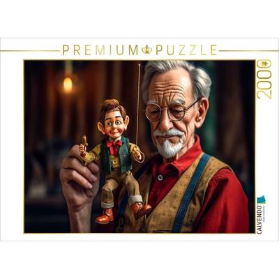 CALVENDO Puzzle Abenteuer des Pinocchio von Carlo Collodi | 2000 Teile Lege-Größe 90x67cm Foto-Puzzle für glückliche Stunden