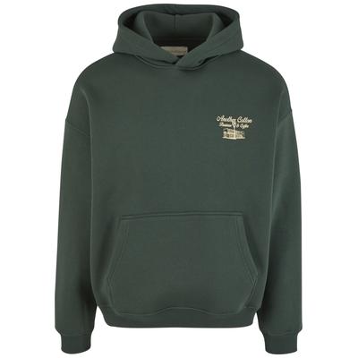 Kapuzenpullover ANOTHER COTTON LAB "Another Cotton Lab Another Cotton Lab Workation Oversize Hoodie", Damen, Gr. XS, grün, 90% Baumwolle, 10% Polyester, mehrfarbig, oversize, ohne Ausschnitt, Pullover Kapuzenpullover