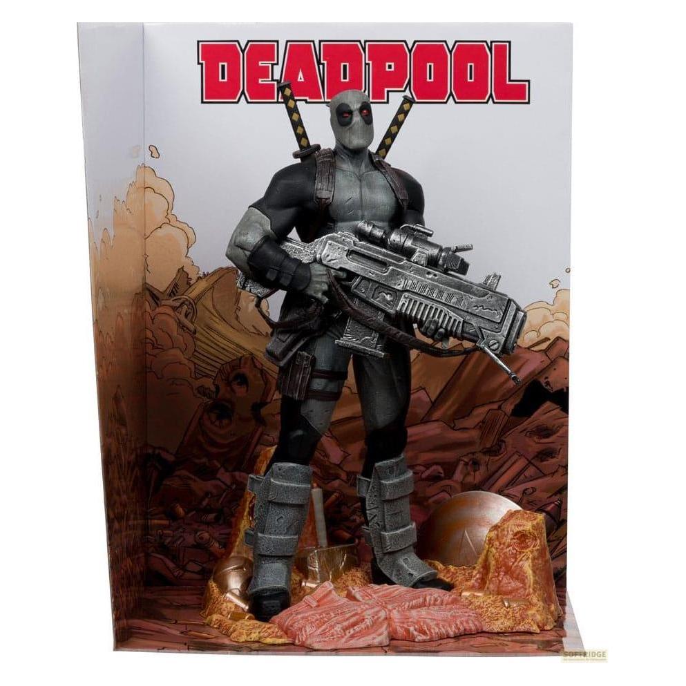 McFarlane Marvel Collection PVC Statue 1/6 Deadpool (Deadpool #1)(Grey Suit Chase) 27 cm (62219)