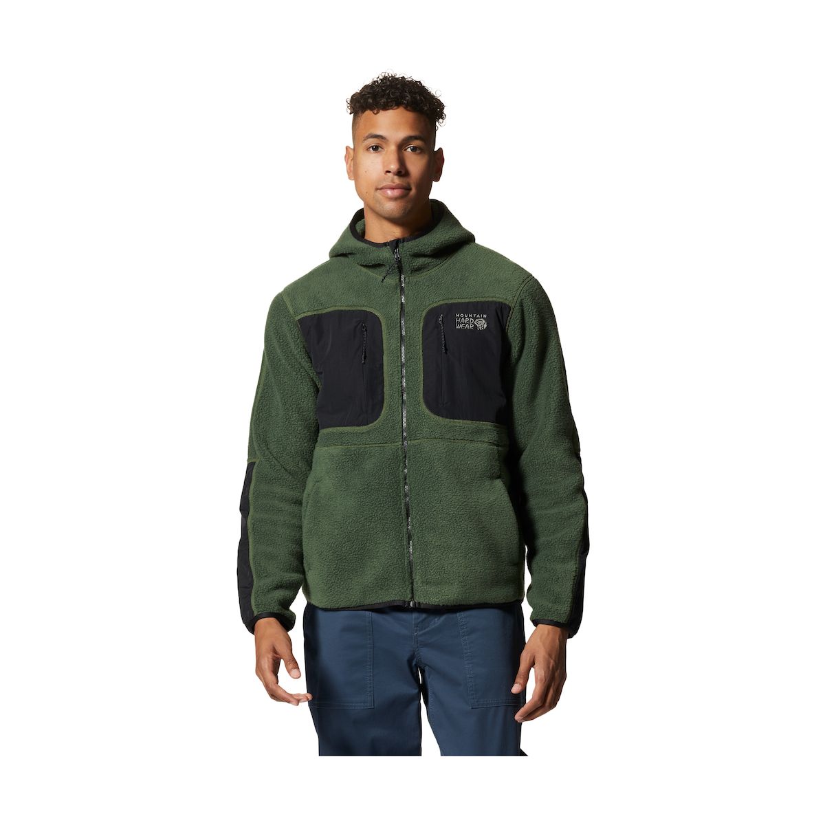 Mountain Hardwear Hicamp Fleece Hoody surplus green (347) M 210418-347-M